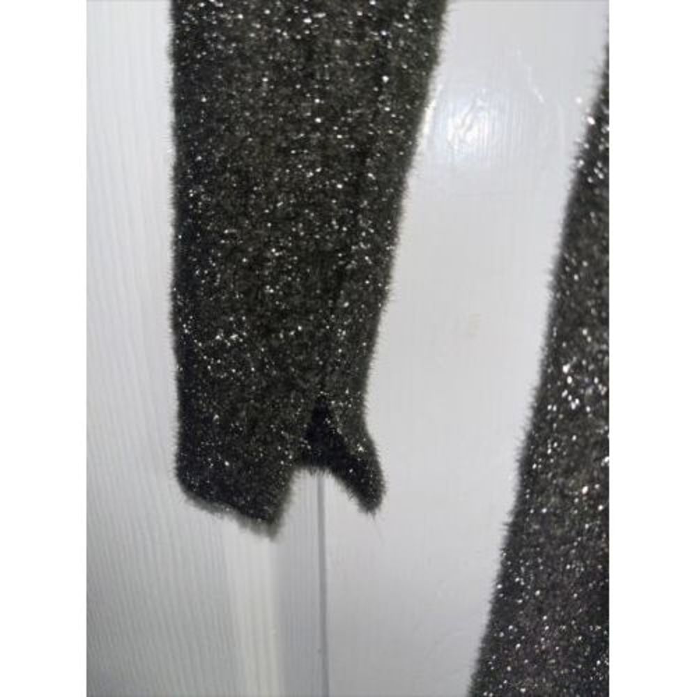 AllSaints Women's Black Sparkle Bodycon Long Sleeve Mini Dress Size Small EUC - Picture 6 of 6